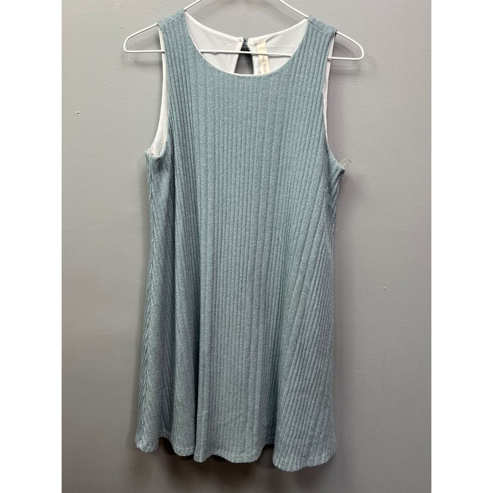 PRIMI Dress‎ Womens size small ribbed sleeveless fully lined Swing Coastal